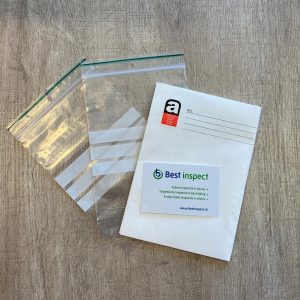 Home PLM polarisatiemicroscopie voor asbestanalyse waarbij asbestvezels zichtbaar worden gemaakt voor nauwkeurige diagnose